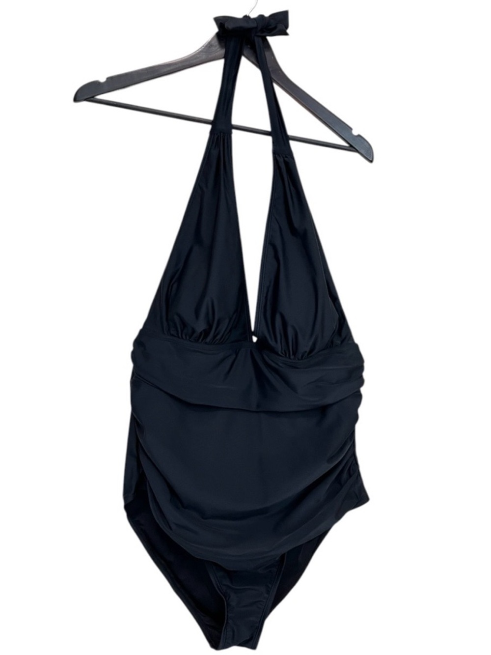 NWT Cupshe Deep Plunge Halter One Piece Swimsuit - Size XL